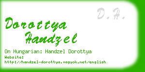 dorottya handzel business card